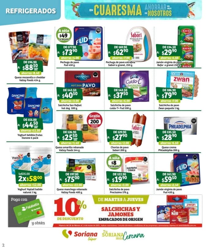 Folleto Soriana Super Ofertas de Cuaresma al 14 de marzo 2021 4 00003