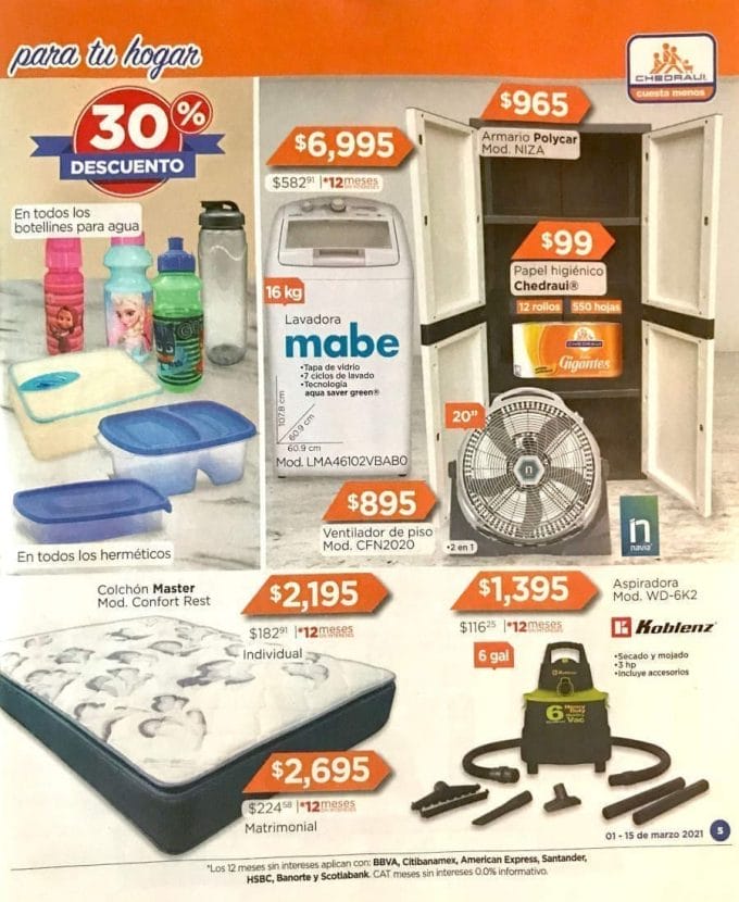 chedraui folleto marzo 5