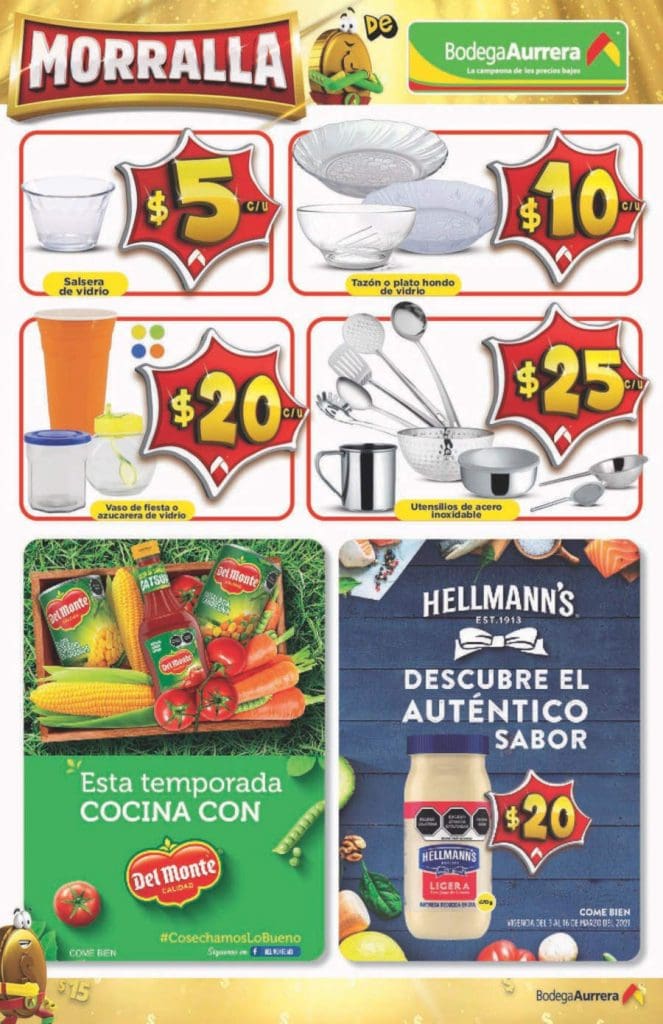 Folleto Bodega Aurrerá Ofertas Morralla 3 al 16 de marzo 2021 5 folleto bodega aurrera morralla marzo 5
