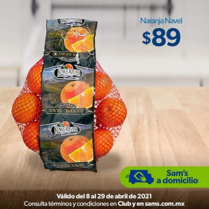 sams club frutas verduras abril 6