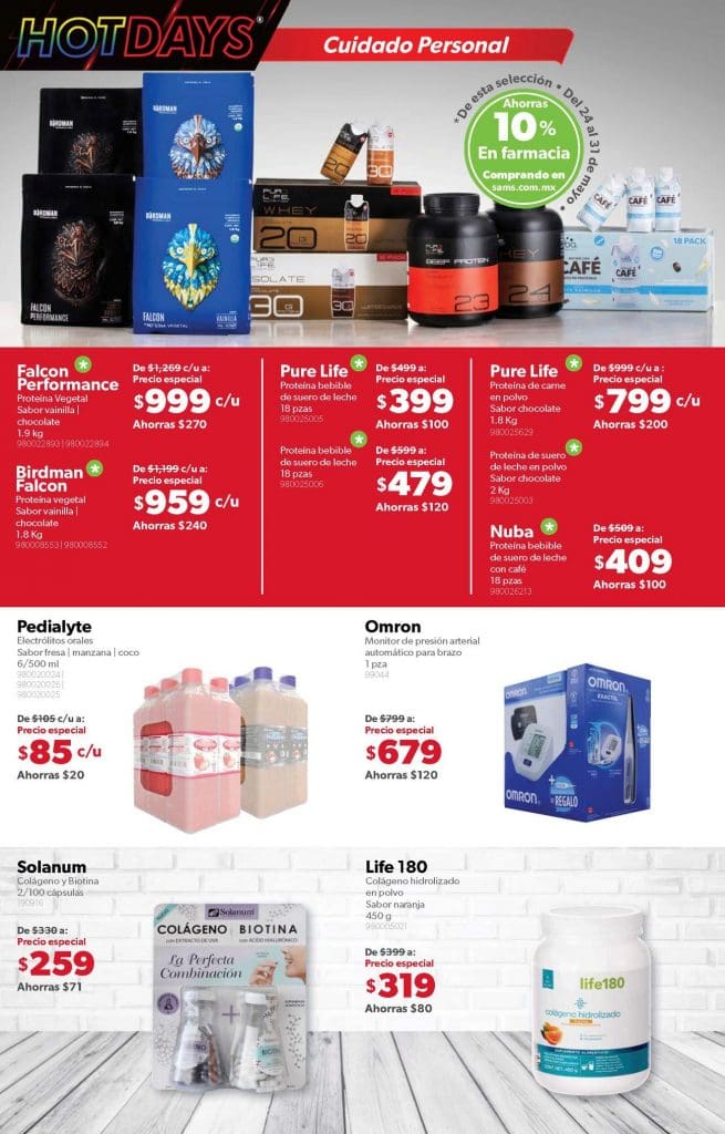 Folleto Sams Club Hot Days ofertas del 21 al 31 de mayo 2021 34 sams hot days 2021 34