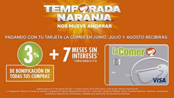 temporada naranja 2021 julio 2