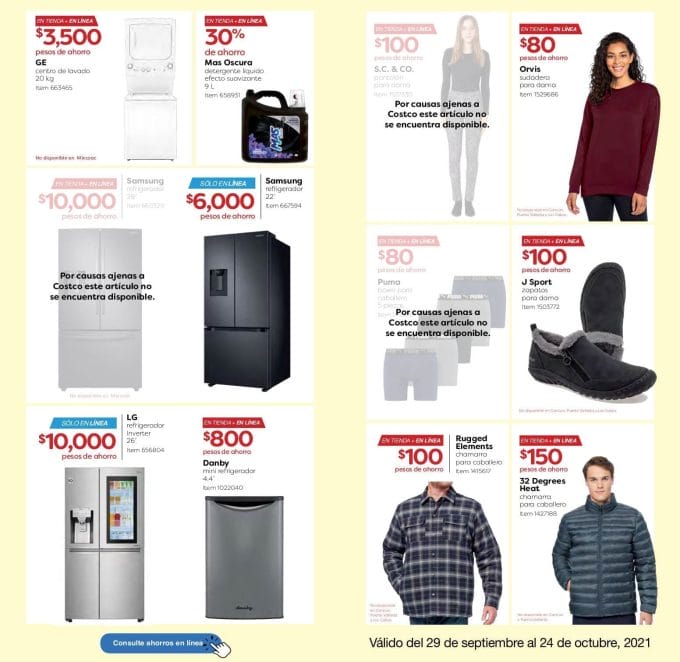cuponera costco octubre 2021 4