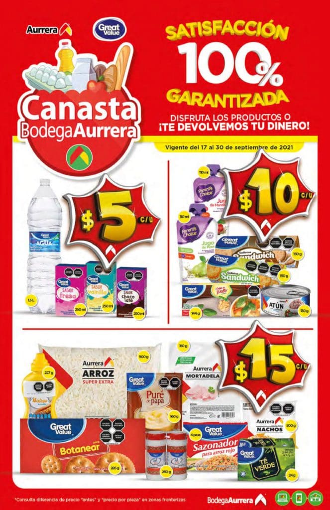 Folleto Bodega Aurrerá Canasta Básica 17 al 30 de septiembre 2021 2 folleto bodega aurrea canasta sept
