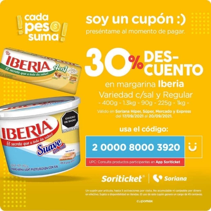 Cupones Soriticket Soriana del 17 al 20 de septiembre del 2021 9 soriana cupones Soriticket 8