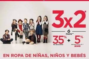 Ofertas Sears Reyes Magos 2022: 3×2 en ropa y 50% en juguetes