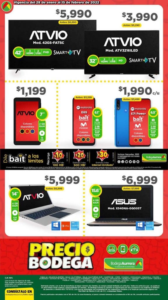 Folleto Bodega Aurrerá ofertas Precio Bodega al 15 de febrero 2022 6 bodega aurrera folleto precio bodega feb 5