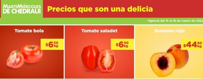 Ofertas Chedraui frutas y verduras 15 y 16 de marzo 2022 6 chedraui martimiercoles marzo 15 5