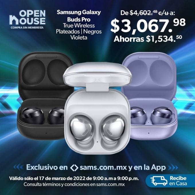 Open House Sams Club Horas Extraordinarias 17 de marzo 2022 4 sams open house marzo 2022 4