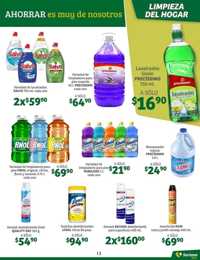 Folleto Soriana Súper Cuaresma del 31 de marzo al 13 de abril 2022 14 folleto soriana super abril 2022 13