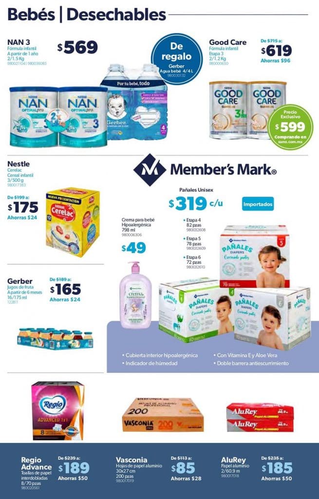 Cuponera Sams Club Folleto de ofertas del 6 al 28 de abril 2022 32 sams cuponera abril 6 32