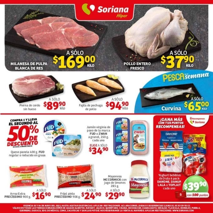 Folleto Soriana Martes y Miércoles del Campo 3 y 4 de mayo 2022 5 soriana martes miercoles campo mayo 3 4