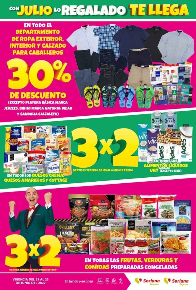 Ofertas Soriana Mercado frutas y verduras 21 y 22 de junio 2022 4 soriana mercado frutas verduras junio 21 3