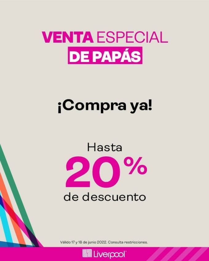 venta especial liverpool dia del padre 2022 3