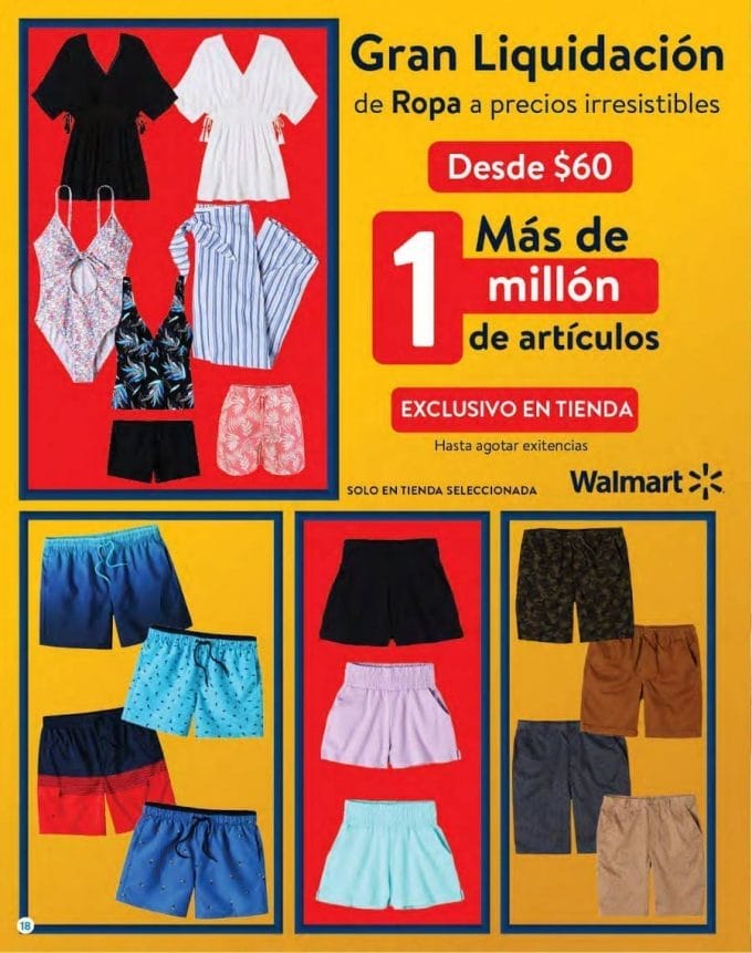 Gran Liquidación Walmart 2022: Ropa a Precios irresistibles desde $60