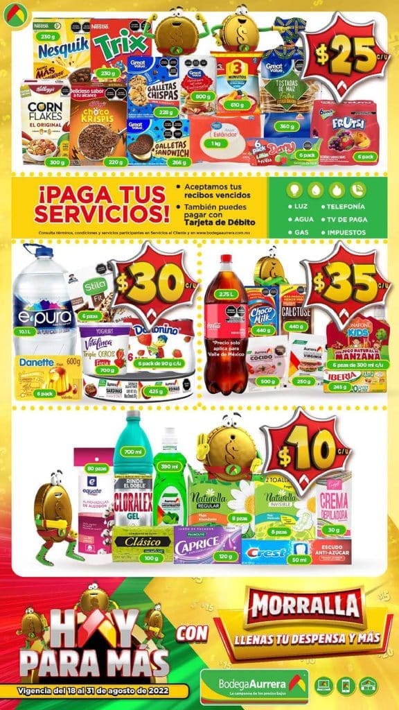 Folleto Bodega Aurrera ofertas Morralla 18 al 31 de agosto 2022 4 bodega aurrera folleto morralla agosto 2022 3