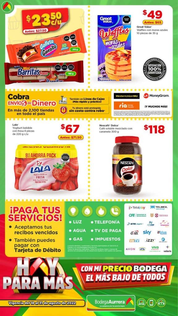 Folleto Bodega Aurrerá Precio Bodega al 31 de agosto 2022 4 bodega aurrera folleto precio bodega agosto 2022 3
