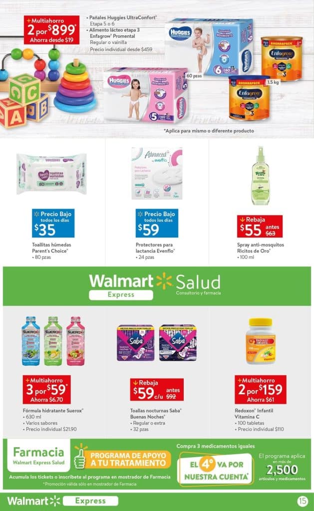 Folleto Walmart Express Regreso a Clases al 31 de agosto 2022 16 walmart express regreso clases 2022 15