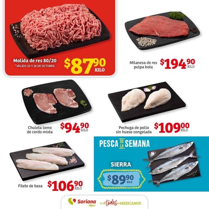 soriana frutas verduras oct 25 3