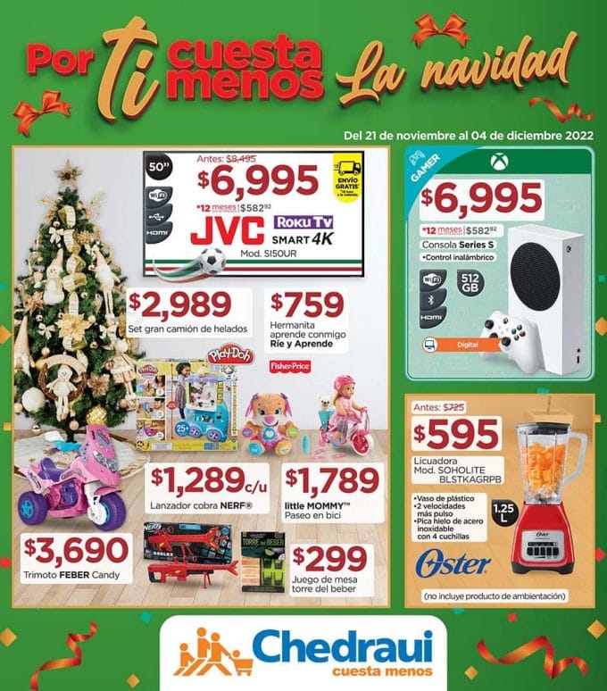 chedraui folleto navidad 2022