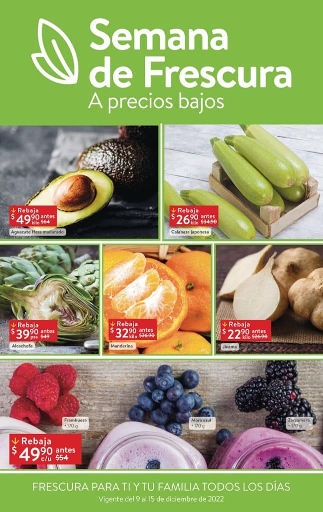Ofertas Walmart Semana de Frescura al 15 de diciembre 2022 2 walmart semana frescura dic 12