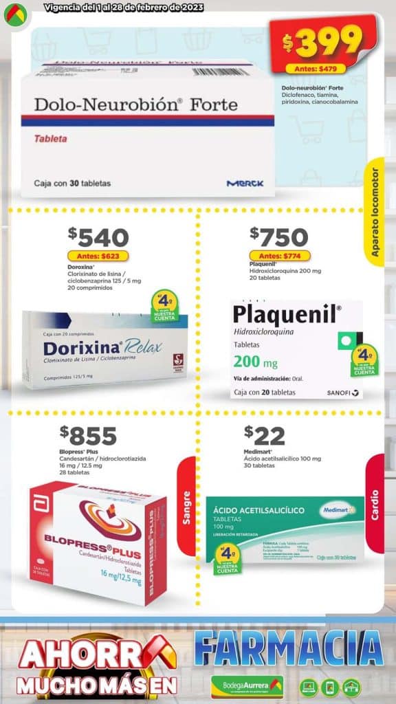 Folleto Bodega Aurrerá ofertas en Farmacia Febrero 2023 3 bodega aurrera farmacia 2023 2