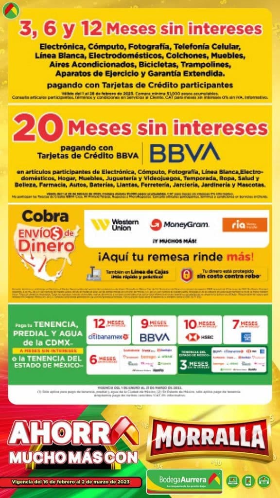 Folleto Bodega Aurrerá Ofertas Morralla 16 de febrero al 2 de marzo 2023 8 bodega aurrera folleto febrero 2023 7