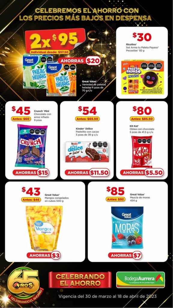Folleto Bodega Aurrerá Ofertas de Aniversario al 18 de abril 2023 7 folleto bodega aurrera abril 2023 6