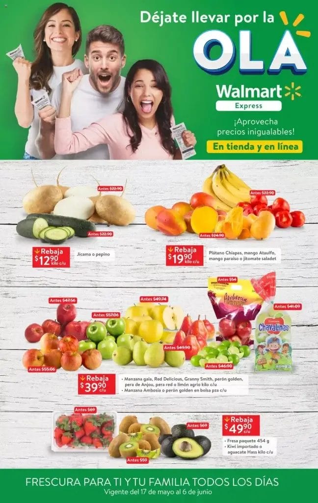 Ofertas Walmart Semana de Frescura al 6 de junio 2023