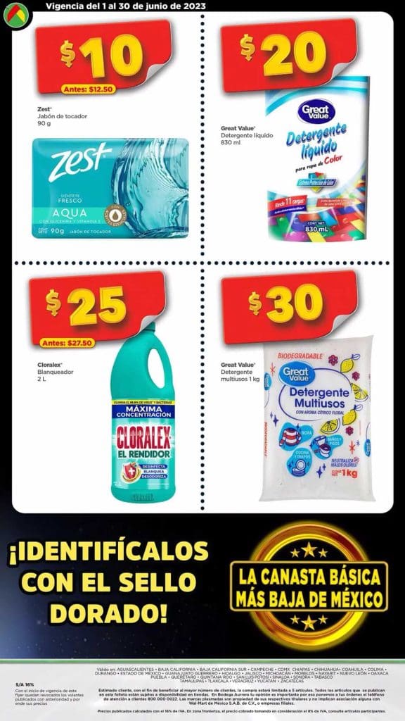 Folleto Bodega Aurrera Canasta Básica del 1 al 30 de Junio 2023 4 bodega aurrera folleto canasta aliada junio 2023 3