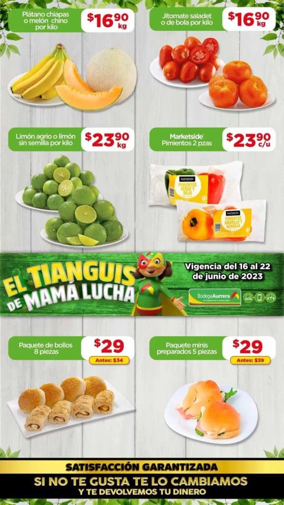 Ofertas Bodega Aurrerá frutas y verduras al 22 de junio de 2023 3 bodega aurrera tianguis junio 19 2