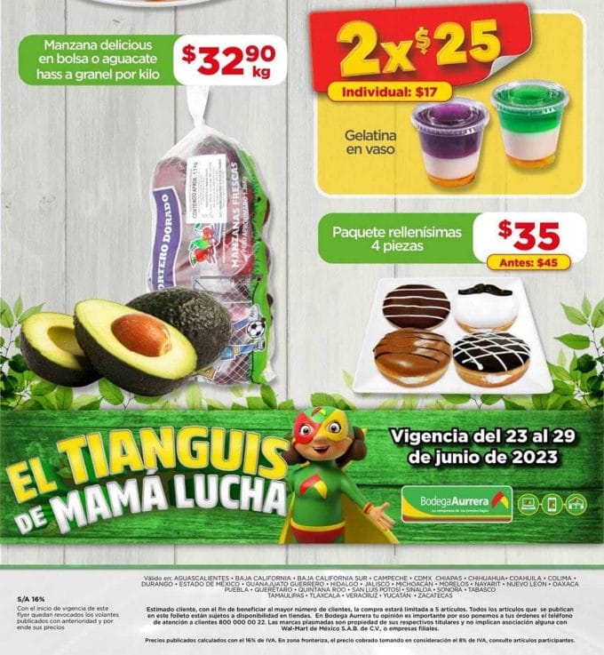 bodega aurrera tianguis junio 26