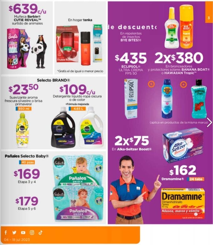 Folleto Chedraui Verano Cuesta Menos del 4 al 18 de julio 2023 4 chedraui folleto julio 2023 3