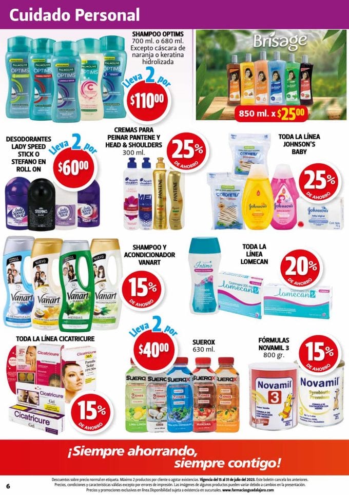 Folleto Farmacias Guadalajara Precios Bajos del 15 al 31 de julio 2023 7 farmacias guadalajara folleto julio 2023 6 1