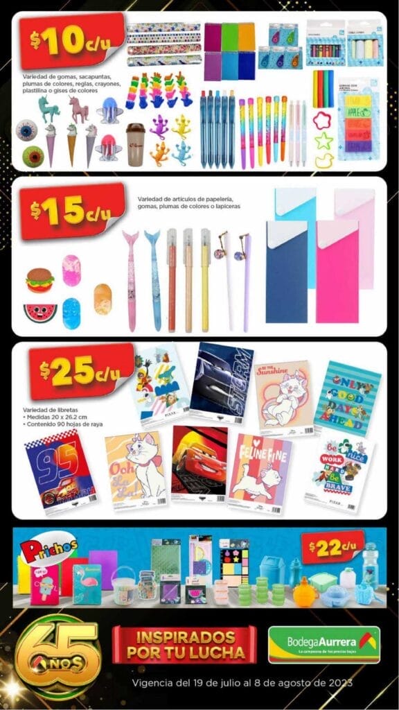 folleto bodega aurrera regreso a clases 2023 2