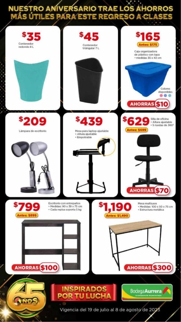 folleto bodega aurrera regreso a clases 2023 8