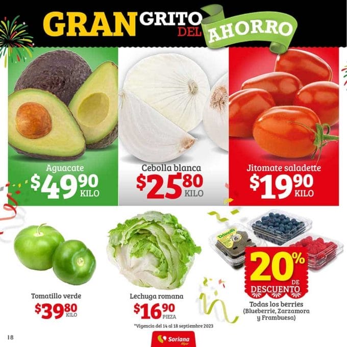 sorian folleto fin semana sept 15 18