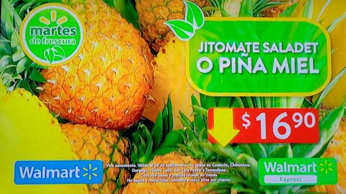 walmart martes frescura sept 26 2