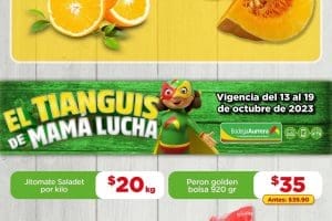 Ofertas Bodega Aurrerá frutas y verduras al 19 de octubre 2023