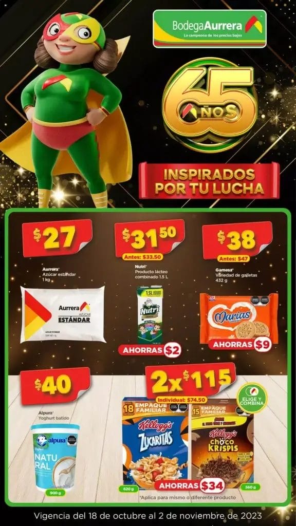 folleto bodega aurrera octubre 2023