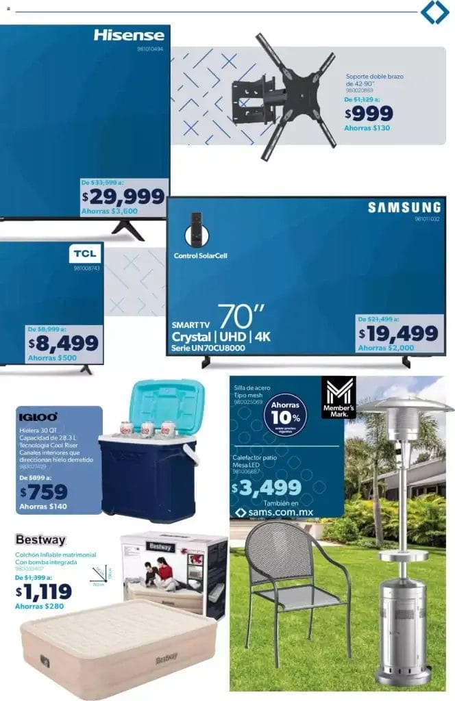 Cuponera Sams Club Folleto de Navidad al 14 de diciembre 2023 23 cuponera sams club navidad 2023 23