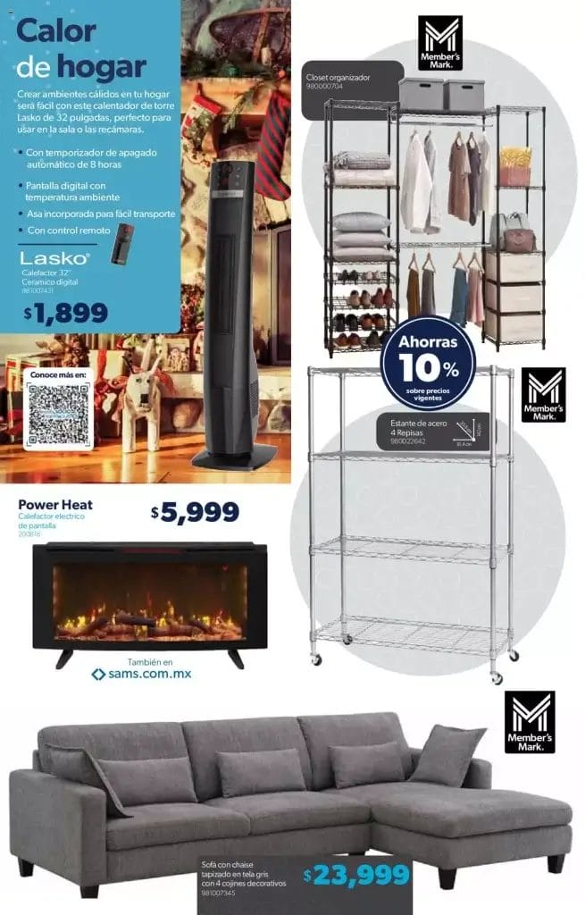 Cuponera Sams Club Folleto de Navidad al 14 de diciembre 2023 24 cuponera sams club navidad 2023 24