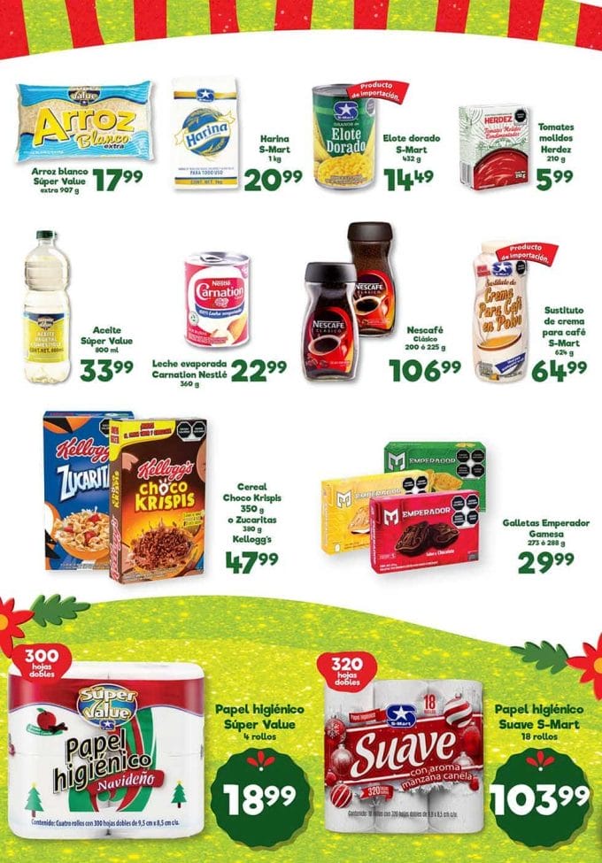 Ofertas S-Mart frutas y verduras del 28 al 30 de noviembre 2023 6 smart frutas verduras nov 28 30 5