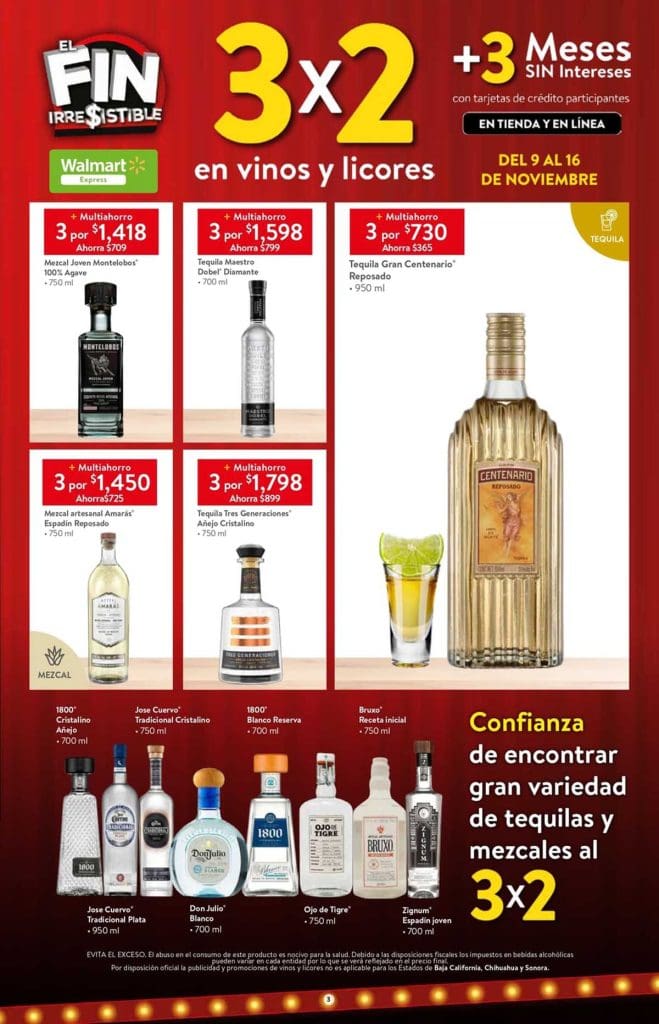 Folleto Buen Fin Irresistible Walmart Express del 9 al 21 de noviembre 2023 4 walmart express buen fin 2023 folleto 3