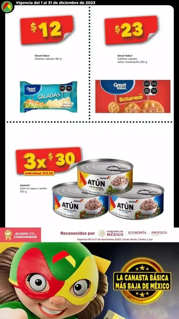 Folleto Bodega Aurrera Canasta Básica del 1 al 31 de diciembre 2023 3 bodega aurrera canasta basica dic 4 2