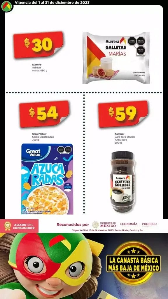 Folleto Bodega Aurrera Canasta Básica del 1 al 31 de diciembre 2023 4 bodega aurrera canasta basica dic 4 3