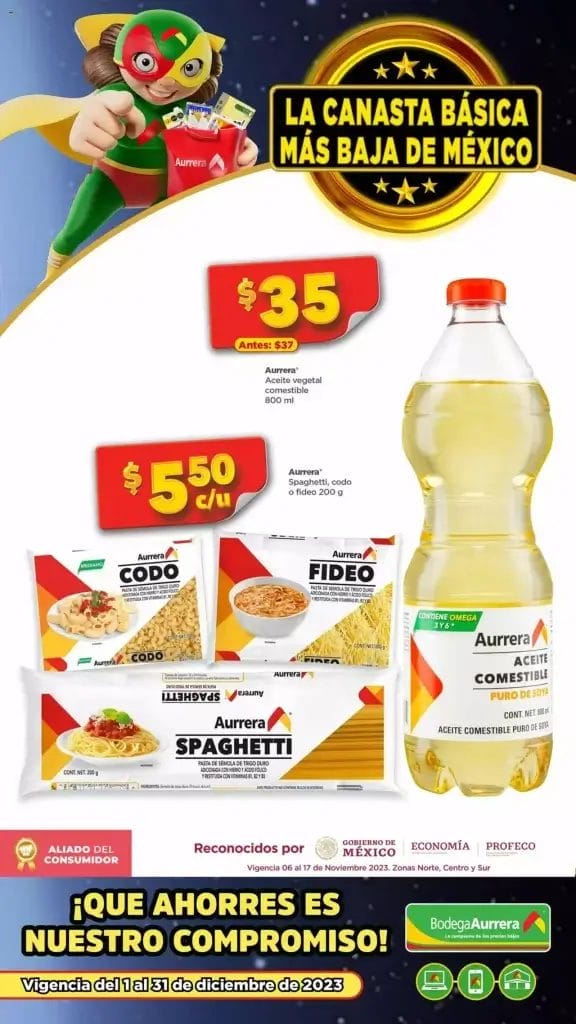 Folleto Bodega Aurrera Canasta Básica del 1 al 31 de diciembre 2023 2 bodega aurrera canasta basica dic 4