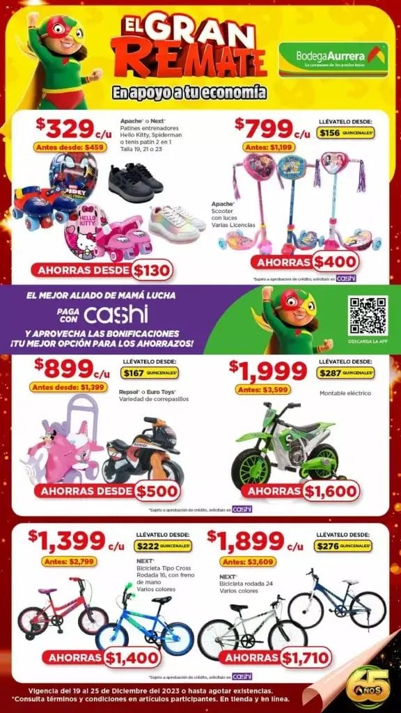 Folleto Bodega Aurrerá Gran Remate de Liquidación 19 al 25 de diciembre 2023 6 bodega aurrera folleto gran remate 2023 5