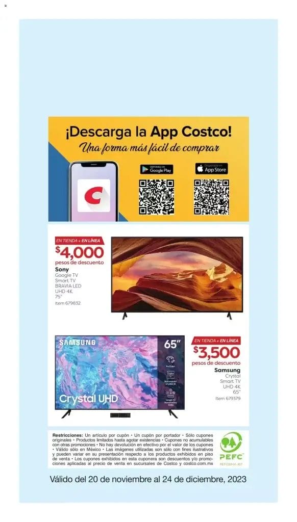 Cuponera Costco Folleto de ofertas al 24 de diciembre 2023 3 costco folleto diciembre 2023 2