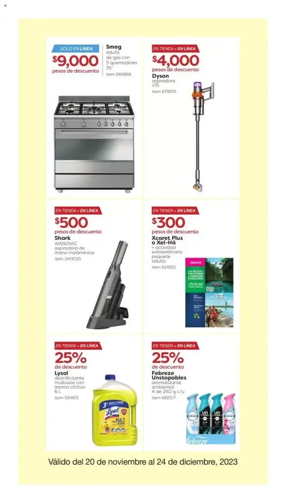 Cuponera Costco Folleto de ofertas al 24 de diciembre 2023 10 costco folleto diciembre 2023 9
